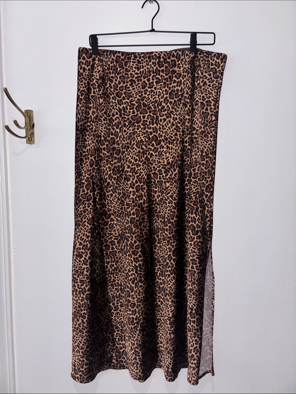 GAP Leopard Print Midi Skirt